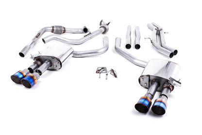 MillTek Audi B9 Non-Resonated Cat-Back Exhaust (S4 & S5)