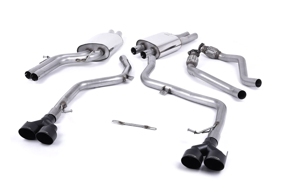 MillTek Audi S5 Non-Resonated Cat-Back Exhaust System