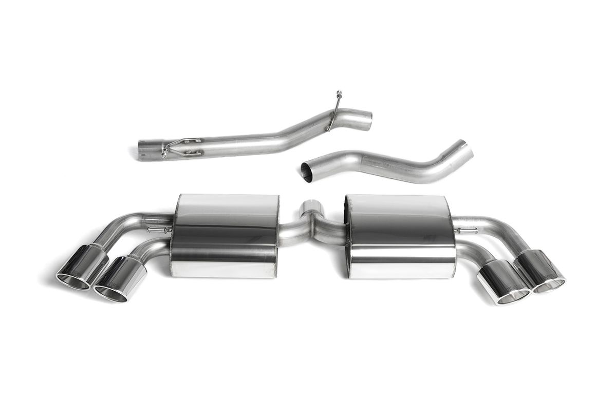 MillTek Audi TT MK2 Non-Resonated Cat-Back Exhaust - ML Performance UK