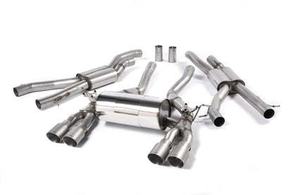 MillTek BMW F80 F82 Cat-back Race Exhaust System (M3 & M4) ML Performance US