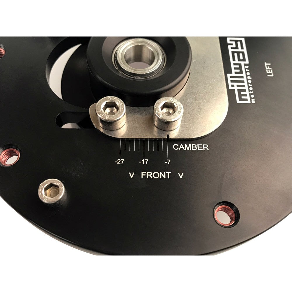 Millway Motorsport BMW F20 F22 F30 F32 Adjustable Front Camber Plates (Inc. 125d, 220d, 330i & 440i) - ML Performance UK