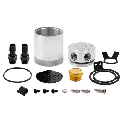 Mishimoto Compact Baffled Oil Catch Can, 2-Port | ML Performance UK