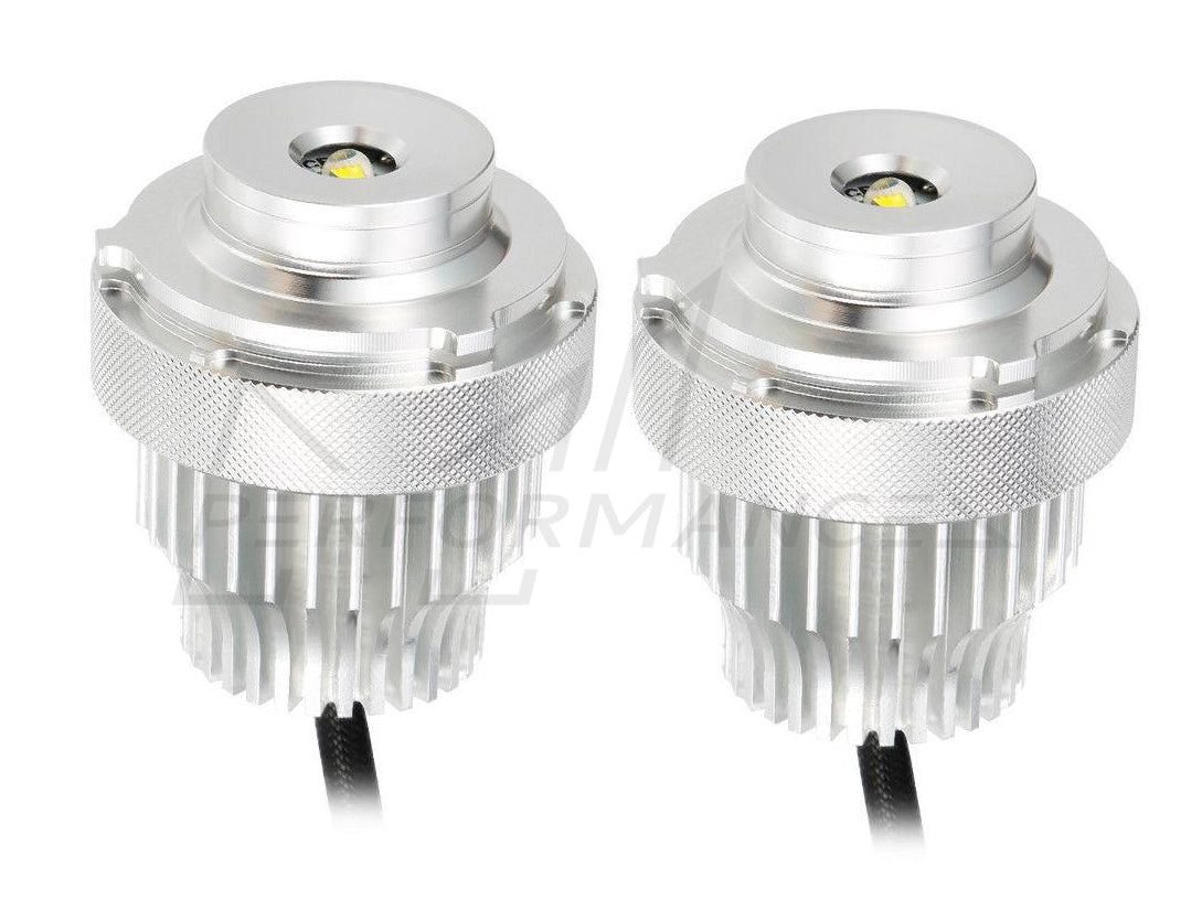 Owl BMW E60 E61 LCI White LED Halo Angel Eyes with Halogen Headlights - ML Performance UK