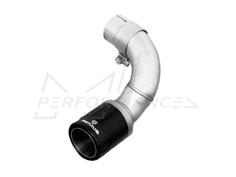 Remus BMW N55 F20 F21 M135i Black Tailpipes (Pair) - ML Performance UK