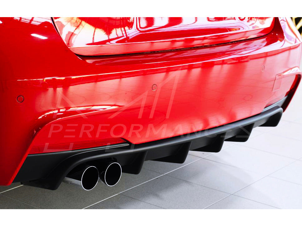 Rieger BMW 3 Series F30 F31 M-Series Rear Diffuser (Inc. 320i, 335i ...