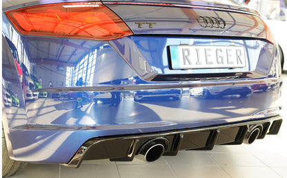 Rieger Audi 8S Rear Diffuser Insert (TT & TTS) - ML Performance UK