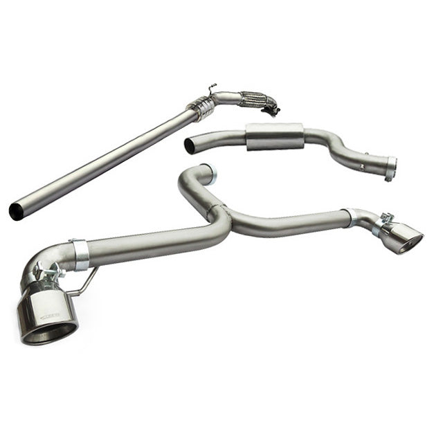 Cobra Exhaust VW Golf GTI (MK6) 2.0 TSI (5K) (09-12) Venom Box Delete Race Turbo Back Performance Exhaust | ML Performance US Car Parts