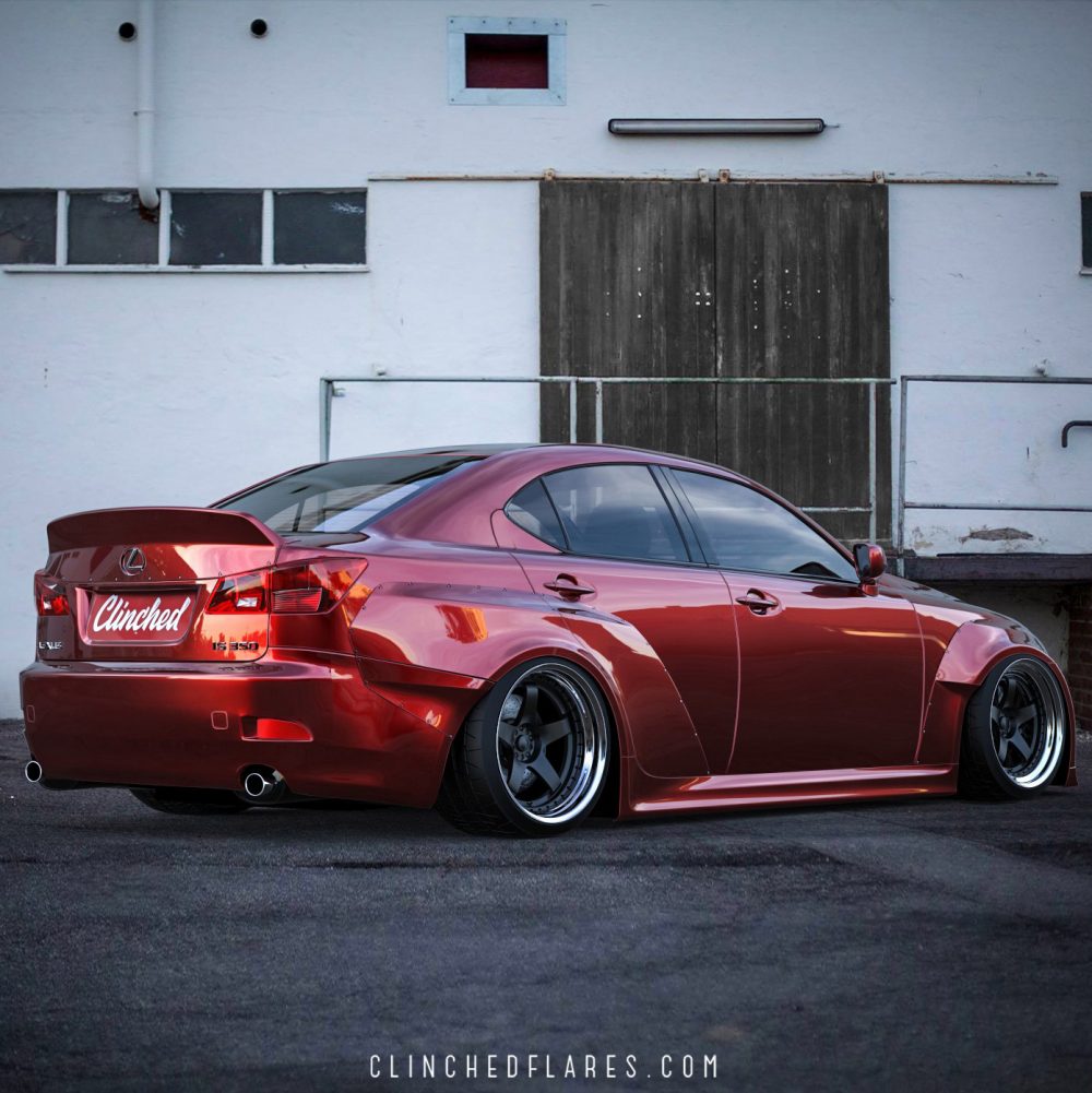 Clinched Lexus IS250 IS350 Widebody Kit