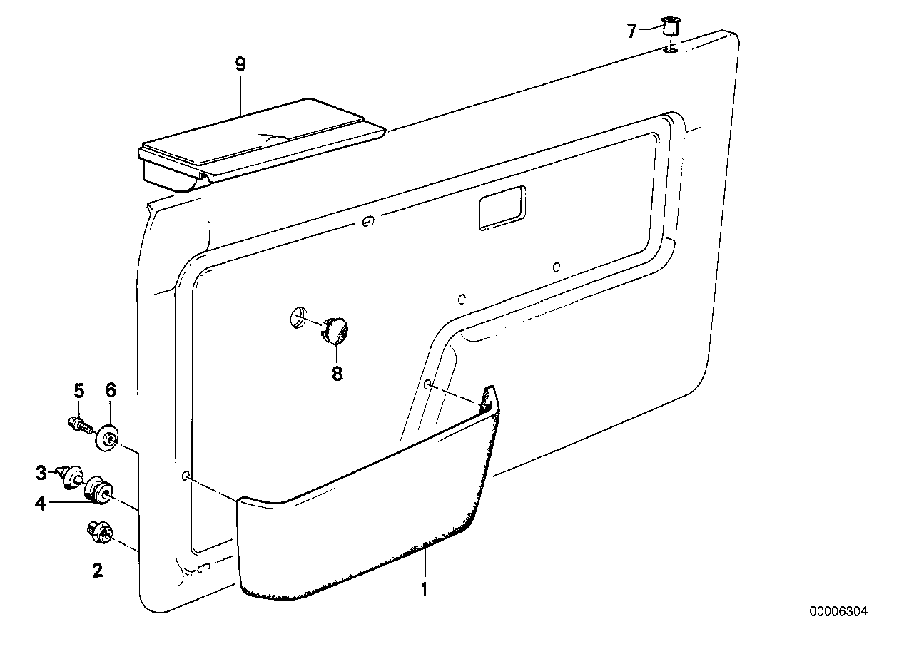 Genuine BMW 51418110034 E34 E24 E30 Cointray SILBER (Inc. 320i, 520i & 325e) | ML Performance US Car Parts