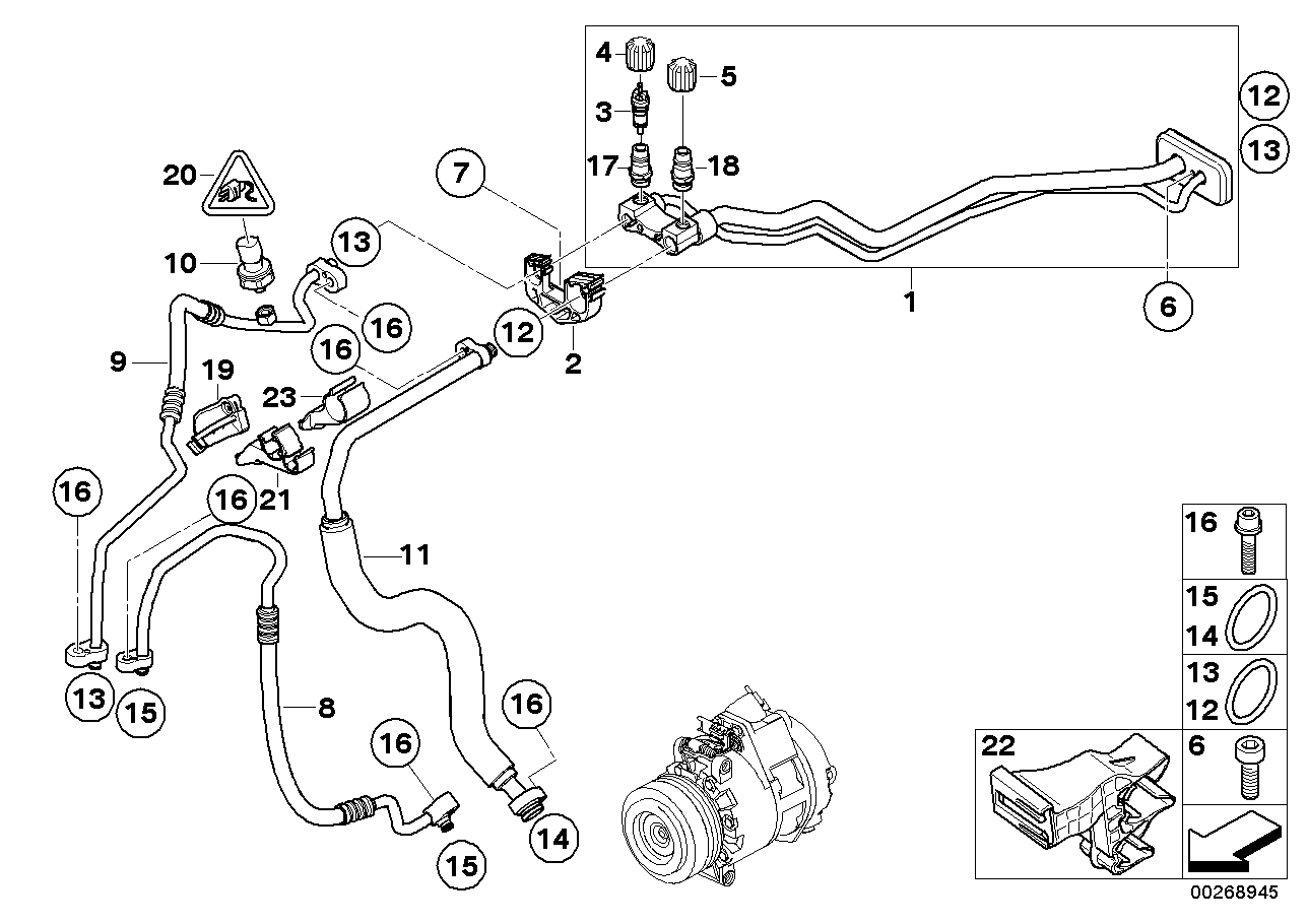 Genuine BMW 64509222724 E70 E71 Suction Pipe N55 (Inc. X5 40iX & X6) | ML Performance US US Car Parts