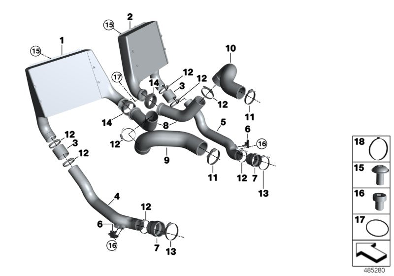 Genuine BMW 17118300825 O-Ring S991-40DE (Inc. M6 GT3) | ML Performance US US Car Parts