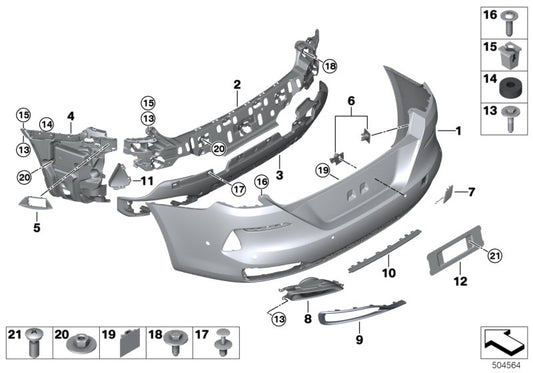 Genuine BMW 51127491682 G16 Moulding Rocker Panel Rear Right (Inc. 840dX, 840i & 840iX) | ML Performance US US Car Parts